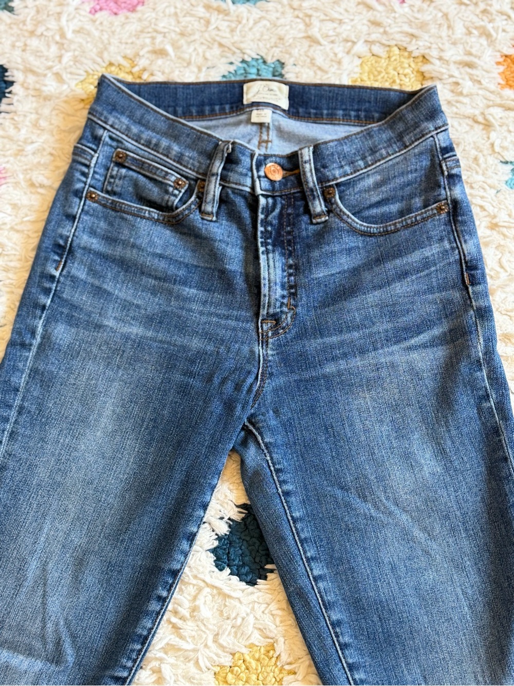 J Crew 9” High-Rise Toothpick Women’s Jeans - Blue